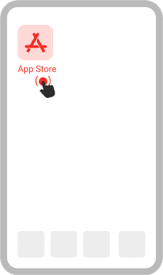 Installation de l'application Megha Pori sur votre iPhone Étape 1